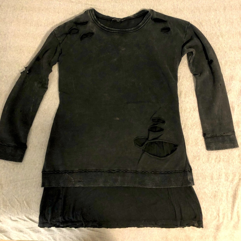 Generation Love distressed sweatshirt